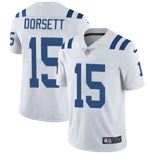 Nike Indianapolis Colts #15 Phillip Dorsett White Men's Stitched NFL Vapor Untouchable Limited Jersey