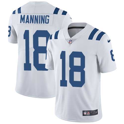 Nike Indianapolis Colts #18 Peyton Manning White Men's Stitched NFL Vapor Untouchable Limited Jersey