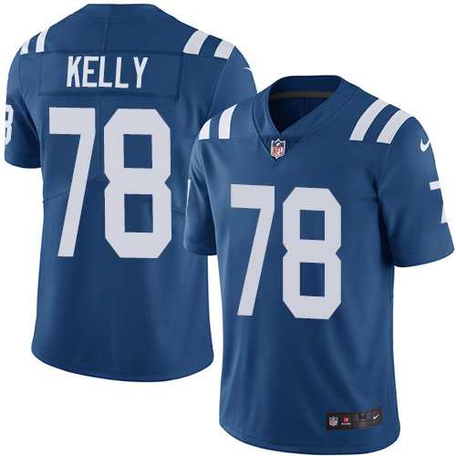Nike Indianapolis Colts #78 Ryan Kelly Royal Blue Team Color Men's Stitched NFL Vapor Untouchable Limited Jersey