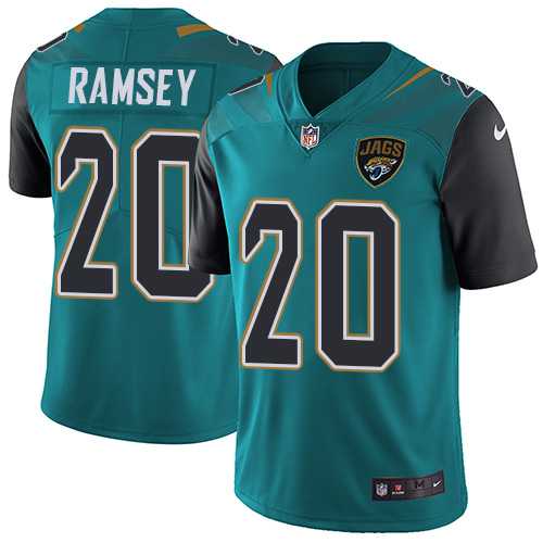 Nike Jacksonville Jaguars #20 Jalen Ramsey Teal Green Team Color Men's Stitched NFL Vapor Untouchable Limited Jersey
