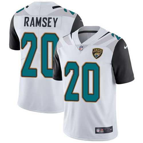 Nike Jacksonville Jaguars #20 Jalen Ramsey White Men's Stitched NFL Vapor Untouchable Limited Jersey