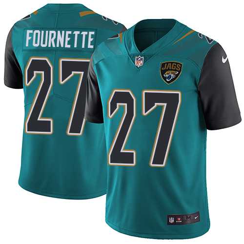 Nike Jacksonville Jaguars #27 Leonard Fournette Teal Green Team Color Men's Stitched NFL Vapor Untouchable Limited Jersey
