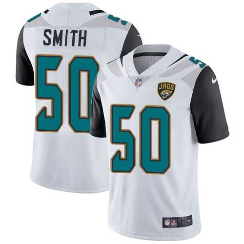 Nike Jacksonville Jaguars #50 Telvin Smith White Men's Stitched NFL Vapor Untouchable Limited Jersey
