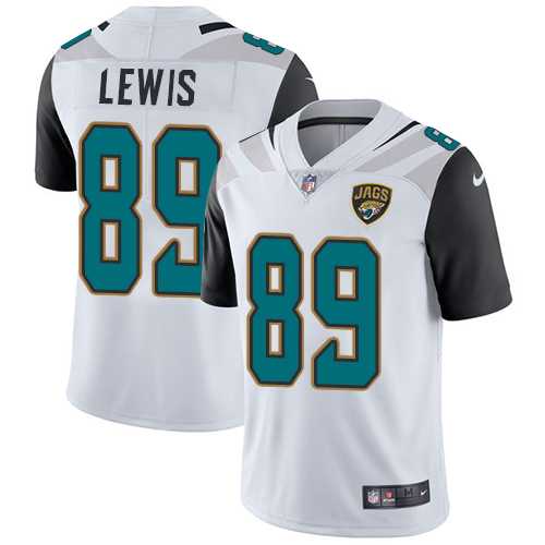 Nike Jacksonville Jaguars #89 Marcedes Lewis White Men's Stitched NFL Vapor Untouchable Limited Jersey Nike Jacksonville Jaguars #89 Marcedes Lewis White Men's Stitched NFL Vapor Untouchable Limited Jersey