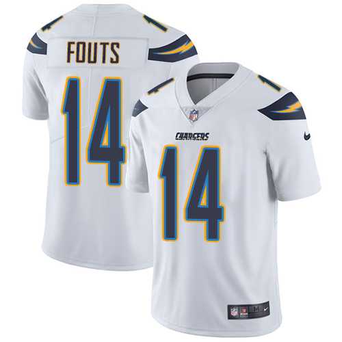 Nike Los Angeles Chargers #14 Dan Fouts White Men's Stitched NFL Vapor Untouchable Limited Jersey
