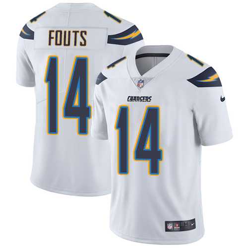 Nike Los Angeles Chargers #14 Dan Fouts White Men's Stitched NFL Vapor Untouchable Limited Jersey Nike Los Angeles Chargers #14 Dan Fouts White Men's Stitched NFL Vapor Untouchable Limited Jersey