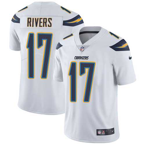 Nike Los Angeles Chargers #17 Philip Rivers White Men's Stitched NFL Vapor Untouchable Limited Jersey
