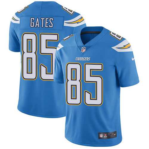 Nike Los Angeles Chargers #85 Antonio Gates Electric Blue Alternate Men's Stitched NFL Vapor Untouchable Limited Jersey