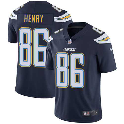 Nike Los Angeles Chargers #86 Hunter Henry Navy Blue Team Color Men's Stitched NFL Vapor Untouchable Limited Jersey