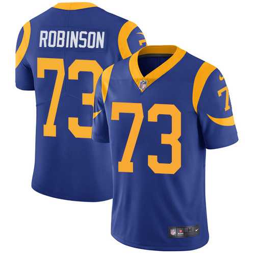 Nike Los Angeles Rams #73 Greg Robinson Royal Blue Alternate Men's Stitched NFL Vapor Untouchable Limited Jersey