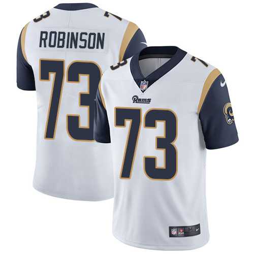 Nike Los Angeles Rams #73 Greg Robinson White Men's Stitched NFL Vapor Untouchable Limited Jersey Nike Los Angeles Rams #73 Greg Robinson White Men's Stitched NFL Vapor Untouchable Limited Jersey
