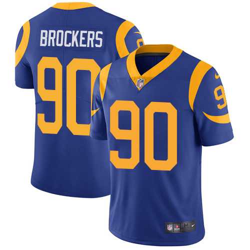 Nike Los Angeles Rams #90 Michael Brockers Royal Blue Alternate Men's Stitched NFL Vapor Untouchable Limited Jersey