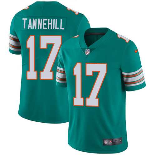 Nike Miami Dolphins #17 Ryan Tannehill Aqua Green Alternate Men's Stitched NFL Vapor Untouchable Limited Jersey Nike Miami Dolphins #17 Ryan Tannehill Aqua Green Alternate Men's Stitched NFL Vapor Untouchable Limited Jersey