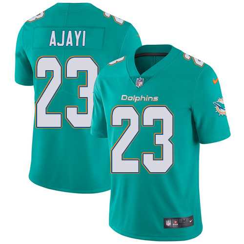 Nike Miami Dolphins #23 Jay Ajayi Aqua Green Team Color Men's Stitched NFL Vapor Untouchable Limited Jersey