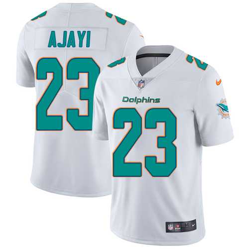 Nike Miami Dolphins #23 Jay Ajayi White Men's Stitched NFL Vapor Untouchable Limited Jersey Nike Miami Dolphins #23 Jay Ajayi White Men's Stitched NFL Vapor Untouchable Limited Jersey