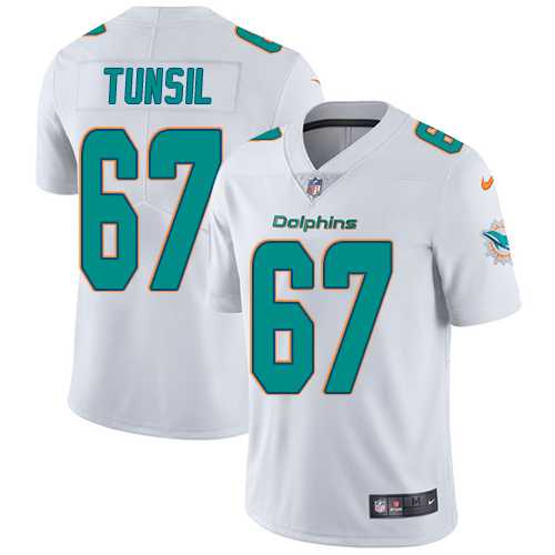 Nike Miami Dolphins #67 Laremy Tunsil White Men's Stitched NFL Vapor Untouchable Limited Jersey Nike Miami Dolphins #67 Laremy Tunsil White Men's Stitched NFL Vapor Untouchable Limited Jersey