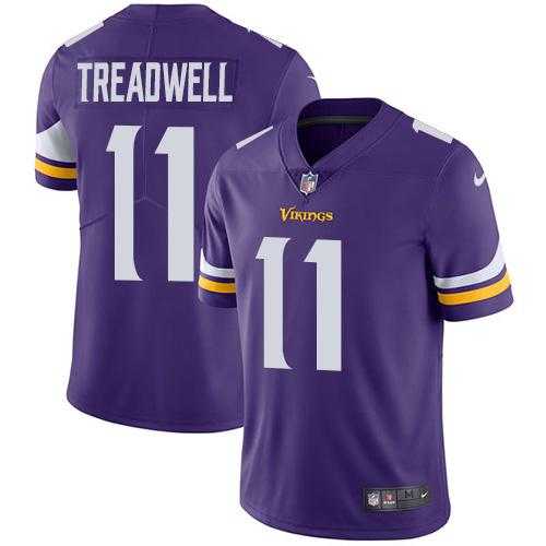 Nike Minnesota Vikings #11 Laquon Treadwell Purple Team Color Men's Stitched NFL Vapor Untouchable Limited Jersey Nike Minnesota Vikings #11 Laquon Treadwell Purple Team Color Men's Stitched NFL Vapor Untouchable Limited Jersey