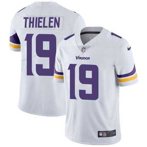 Nike Minnesota Vikings #19 Adam Thielen White Men's Stitched NFL Vapor Untouchable Limited Jersey