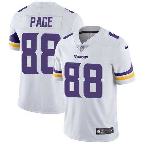 Nike Minnesota Vikings #88 Alan Page White Men's Stitched NFL Vapor Untouchable Limited Jersey Nike Minnesota Vikings #88 Alan Page White Men's Stitched NFL Vapor Untouchable Limited Jersey
