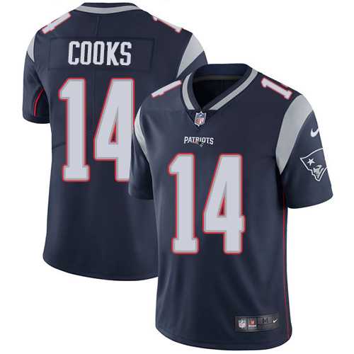 Nike New England Patriots #14 Brandin Cooks Navy Blue Team Color Men's Stitched NFL Vapor Untouchable Limited Jersey Nike New England Patriots #14 Brandin Cooks Navy Blue Team Color Men's Stitched NFL Vapor Untouchable Limited Jersey
