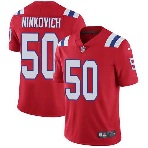 Nike New England Patriots #50 Rob Ninkovich Red Alternate Men's Stitched NFL Vapor Untouchable Limited Jersey