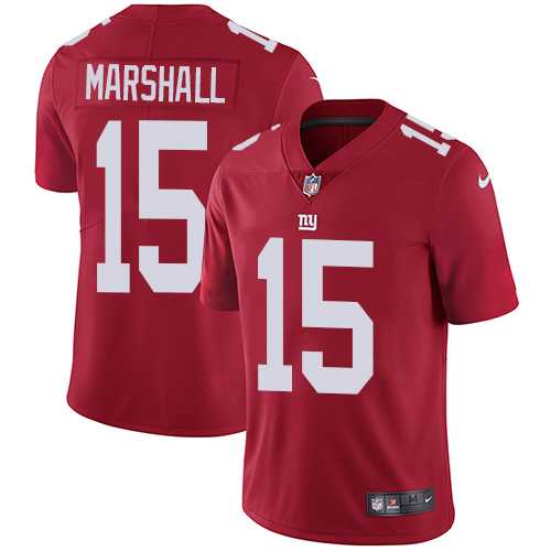 Nike New York Giants #15 Brandon Marshall Red Alternate Men's Stitched NFL Vapor Untouchable Limited Jersey Nike New York Giants #15 Brandon Marshall Red Alternate Men's Stitched NFL Vapor Untouchable Limited Jersey