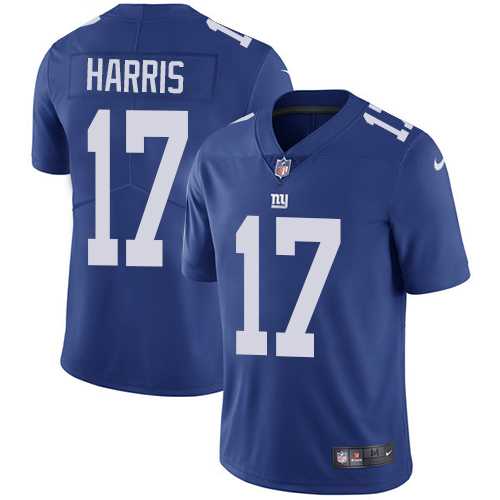 Nike New York Giants #17 Dwayne Harris Royal Blue Team Color Men's Stitched NFL Vapor Untouchable Limited Jersey