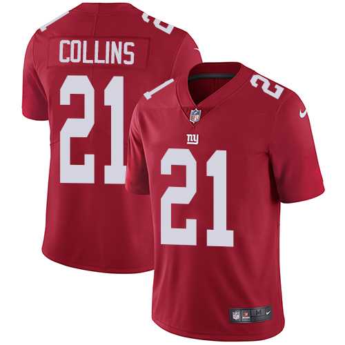 Nike New York Giants #21 Landon Collins Red Alternate Men's Stitched NFL Vapor Untouchable Limited Jersey