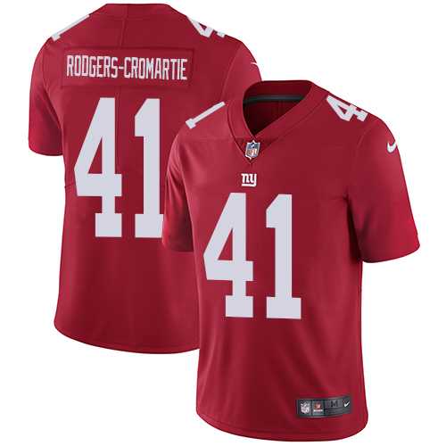Nike New York Giants #41 Dominique Rodgers-Cromartie Red Alternate Men's Stitched NFL Vapor Untouchable Limited Jersey