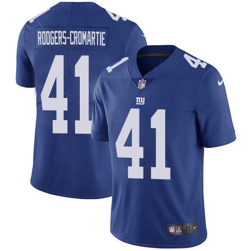 Nike New York Giants #41 Dominique Rodgers-Cromartie Royal Blue Team Color Men's Stitched NFL Vapor Untouchable Limited Jersey
