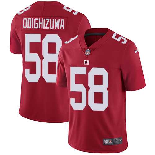 Nike New York Giants #58 Owa Odighizuwa Red Alternate Men's Stitched NFL Vapor Untouchable Limited Jersey