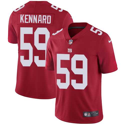 Nike New York Giants #59 Devon Kennard Red Alternate Men's Stitched NFL Vapor Untouchable Limited Jersey