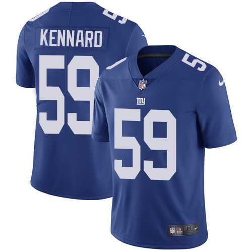 Nike New York Giants #59 Devon Kennard Royal Blue Team Color Men's Stitched NFL Vapor Untouchable Limited Jersey