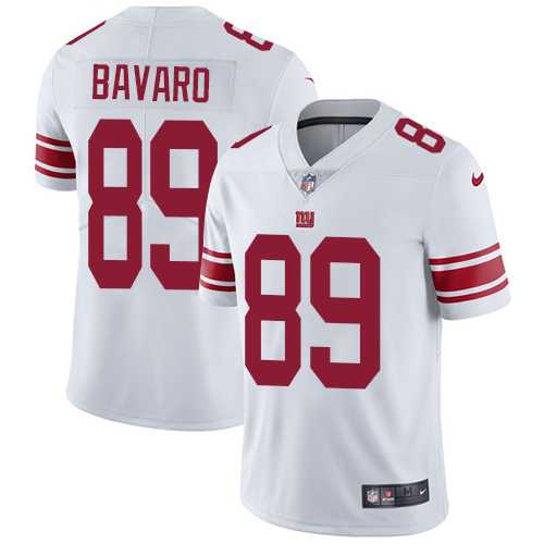 Nike New York Giants #89 Mark Bavaro White Men's Stitched NFL Vapor Untouchable Limited Jersey