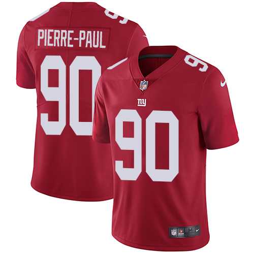 Nike New York Giants #90 Jason Pierre-Paul Red Alternate Men's Stitched NFL Vapor Untouchable Limited Jersey