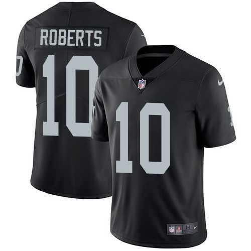 Nike Oakland Raiders #10 Seth Roberts Black Team Color Men's Stitched NFL Vapor Untouchable Limited Jersey Nike Oakland Raiders #10 Seth Roberts Black Team Color Men's Stitched NFL Vapor Untouchable Limited Jersey
