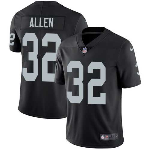 Nike Oakland Raiders #32 Marcus Allen Black Team Color Men's Stitched NFL Vapor Untouchable Limited Jersey