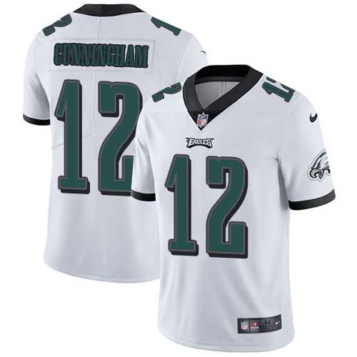 Nike Philadelphia Eagles #12 Randall Cunningham White Men's Stitched NFL Vapor Untouchable Limited Jersey