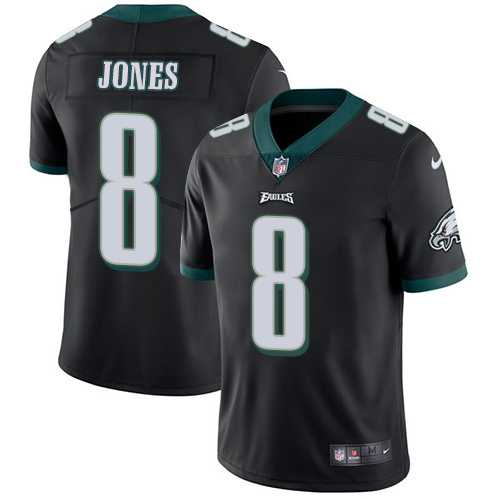Nike Philadelphia Eagles #8 Donnie Jones Black Alternate Men's Stitched NFL Vapor Untouchable Limited Jersey