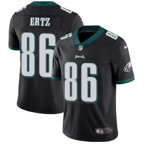Nike Philadelphia Eagles #86 Zach Ertz Black Alternate Men's Stitched NFL Vapor Untouchable Limited Jersey