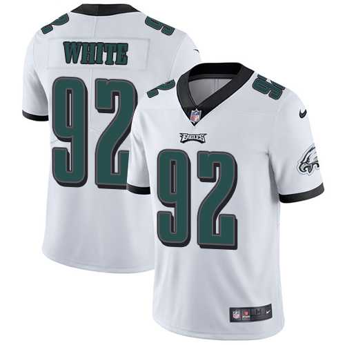 Nike Philadelphia Eagles #92 Reggie White White Men's Stitched NFL Vapor Untouchable Limited Jersey