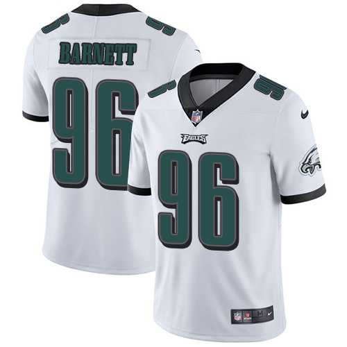 Nike Philadelphia Eagles #96 Derek Barnett White Men's Stitched NFL Vapor Untouchable Limited Jersey
