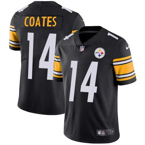 Nike Pittsburgh Steelers #14 Sammie Coates Black Team Color Men's Stitched NFL Vapor Untouchable Limited Jersey
