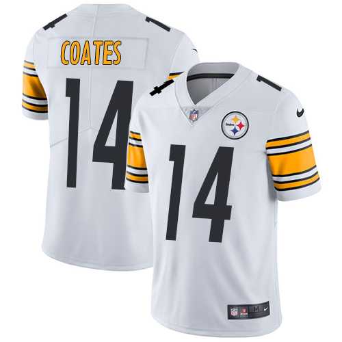 Nike Pittsburgh Steelers #14 Sammie Coates White Men's Stitched NFL Vapor Untouchable Limited Jersey