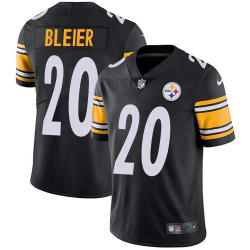Nike Pittsburgh Steelers #20 Rocky Bleier Black Team Color Men's Stitched NFL Vapor Untouchable Limited Jersey