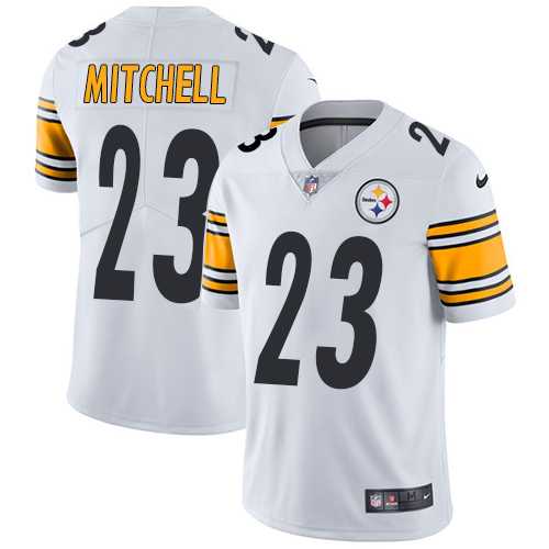 Nike Pittsburgh Steelers #23 Mike Mitchell White Men's Stitched NFL Vapor Untouchable Limited Jersey
