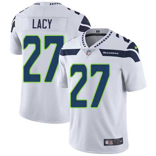 Nike Seattle Seahawks #27 Eddie Lacy White Men's Stitched NFL Vapor Untouchable Limited Jersey
