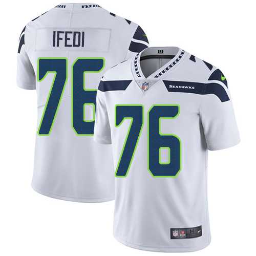 Nike Seattle Seahawks #76 Germain Ifedi White Men's Stitched NFL Vapor Untouchable Limited Jersey