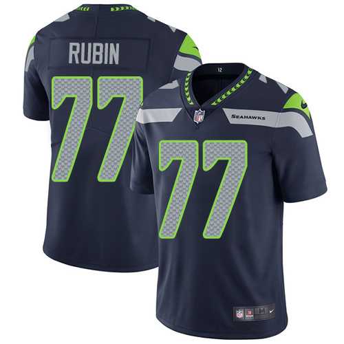 Nike Seattle Seahawks #77 Ahtyba Rubin Steel Blue Team Color Men's Stitched NFL Vapor Untouchable Limited Jersey Nike Seattle Seahawks #77 Ahtyba Rubin Steel Blue Team Color Men's Stitched NFL Vapor Untouchable Limited Jersey