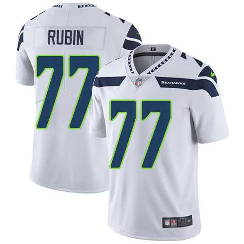 Nike Seattle Seahawks #77 Ahtyba Rubin White Men's Stitched NFL Vapor Untouchable Limited Jersey Nike Seattle Seahawks #77 Ahtyba Rubin White Men's Stitched NFL Vapor Untouchable Limited Jersey